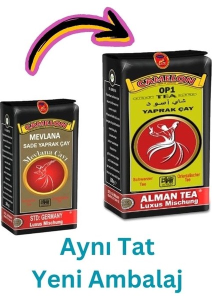 Mevlana Çay Camelon İthal Dökme Çay 500 gr x2 Paket