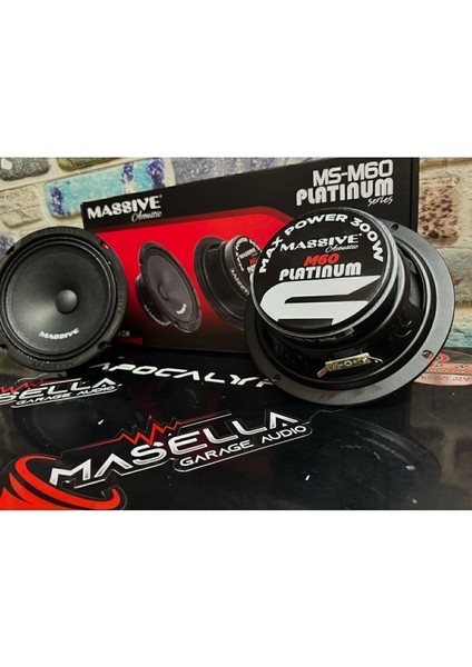 Massive 16 cm Midrange BS6TX Modeli 120 Rms 350 Wat