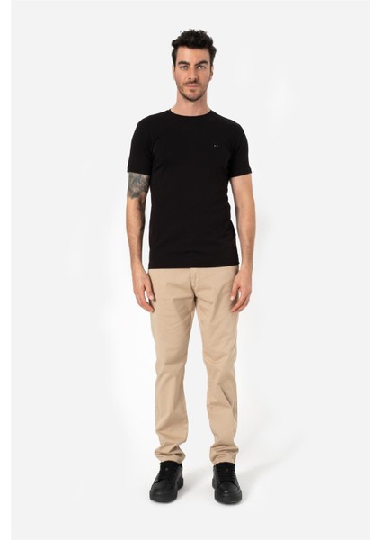 Erkek Rahat Kesim Normal Bel Düz Paça 5 Cepli Gabardin Dokuma Esnek Kumaş Chıno Pantolon Sıena Kum Beji B03.241.497 indirimleri