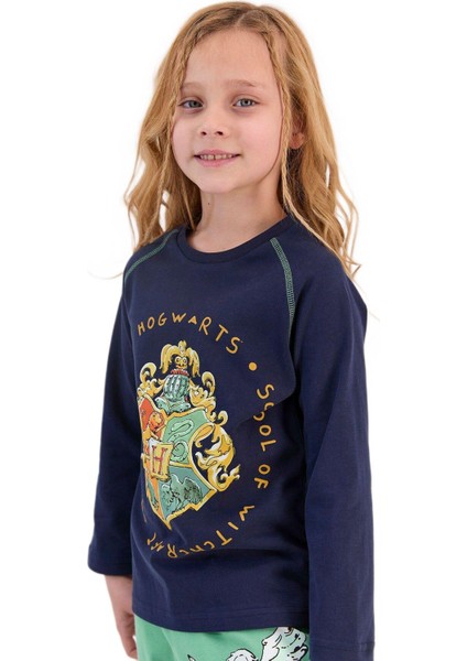 Harry Potter Kız Çocuk Lacivert Pijama Takımı 1414 fiyatları