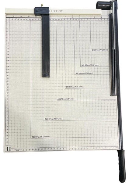 Metal Tablalı Kollu Giyotin A3 10 Sayfa