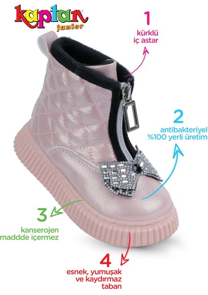 Kız Bebek Çocuk Botu Ortopedik Kaymaz Taban Barznk 560 fiyatları