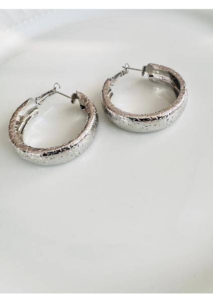 Silver Renk Halka Küpe fiyatları