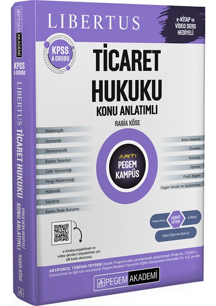 KPSS A Grubu Ticaret Hukuku Konu Anlatımlı