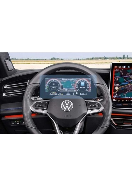 Volkswagen Yeni Tiguan E-Tsi 10.25 Inç Dijital Gösterge Panel Uyumlu 9h Nano Ekran Koruyucu 2024