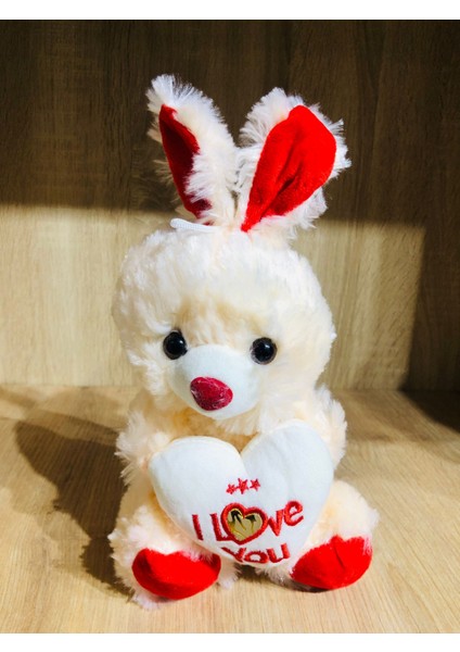 Peluş Tavşan Seni Seviyorum Yazılı I Love You