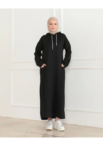Iki Iplik Kapüşonlu Elbise
