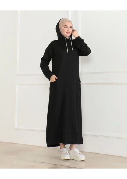 Iki Iplik Kapüşonlu Elbise modelleri