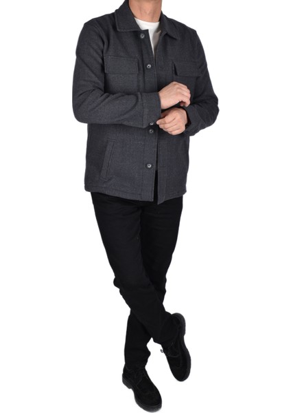 Rym 13850-KIŞLIK Gömlek/gri/2xl modelleri