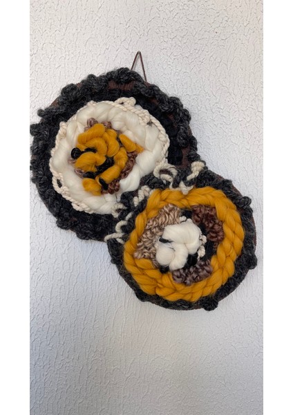 Ay Işığı Bohem Etnik Makrome Keçe Salon Yatak Odası Duvar Dekorasyon Yuvarlak Düş Kapanı