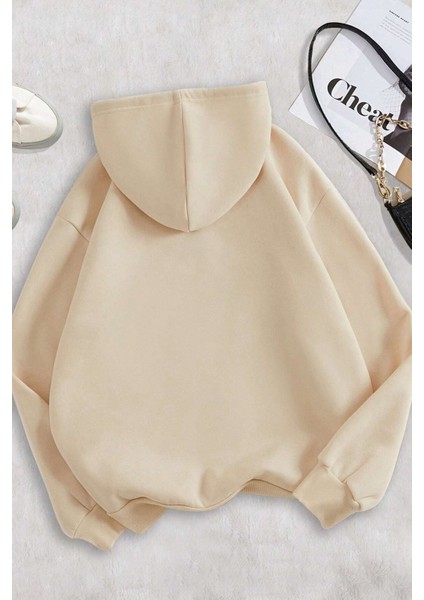 Uygun Tarz New York Baskılı Oversize Sweatshirt fiyatları