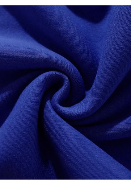 Oversize Bisiklet Yaka Basic You Are Baskılı Sweatshirt - Saks Mavisi indirimleri