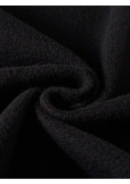 Oversize Bisiklet Yaka Basic Three Love Baskılı Sweatshirt - Siyah fırsatları