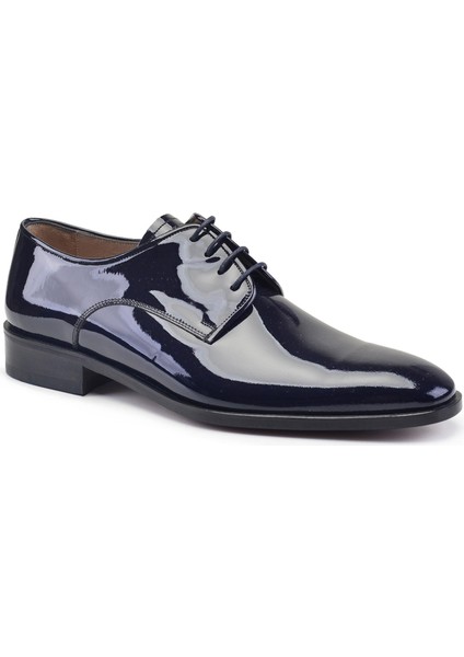 Rugan Lacivert Kösele Erkek Ayakkabı -82612- fiyatları