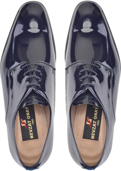 Rugan Lacivert Kösele Erkek Ayakkabı -82612- modelleri