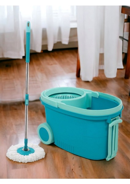 Technoe Motek Mt-10 Comfort Mop Tekerlekli Taşıma Saplı Mop + Temizlik Seti