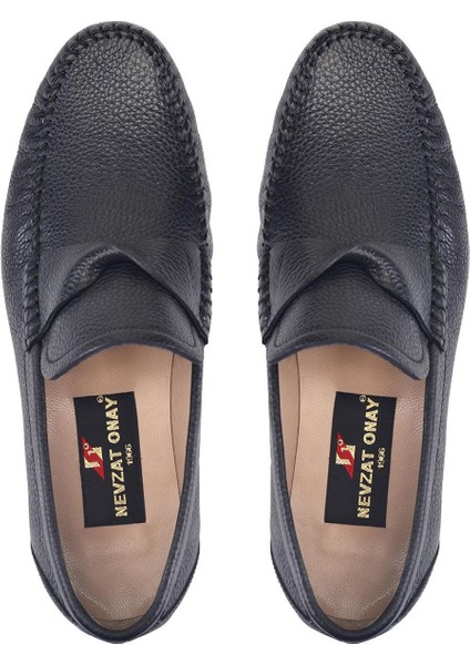 Siyah Yazlık Loafer -03031-