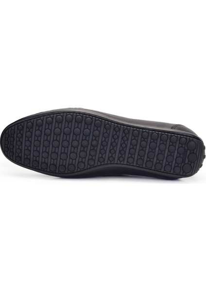 Siyah Yazlık Loafer -03031-