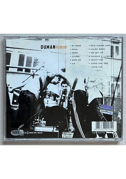 Duman Konser CD (Orjnal Dönem Baskı Cd)