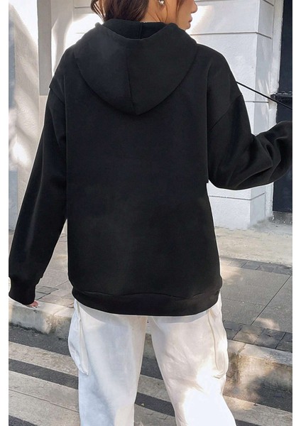 Uygun Tarz Texas Baskılı Oversize Sweatshirt fiyatları