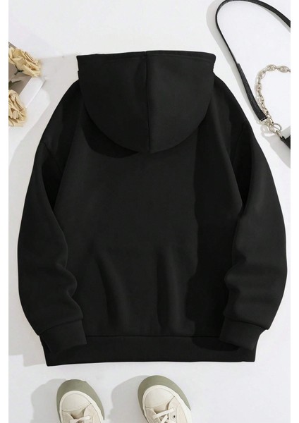 Meraklı Ördek Baskılı Oversize Sweatshirt fiyatları