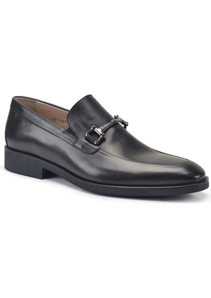 Siyah Klasik Loafer Termo Erkek Ayakkabı -47705- fiyatları
