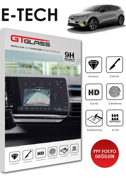 Renault Megane E-Tech Uyumlu Multimedya Ekran Koruyucu