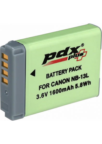 ,Canon ile uyumlu NB-13L Powershot Fotoğraf Makinesi Bataryası.