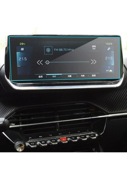 Peugeot 2008 10 Inç Multimedya Ekran Koruyucu 9h 2019-2020