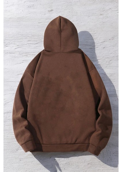 Special Agent Baskılı Oversize Sweatshirt