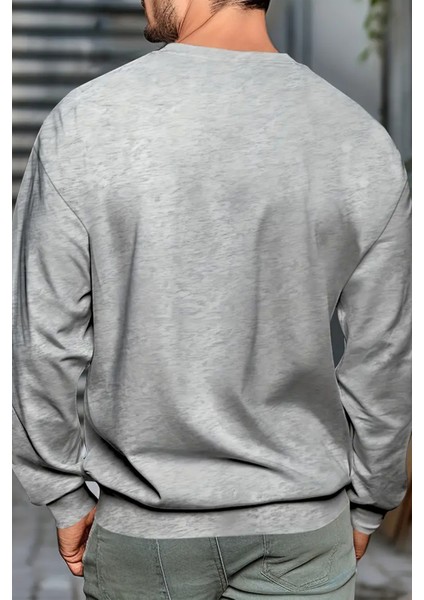 Uygun Tarz Whatever Baskılı Oversize Sweatshirt fiyatları