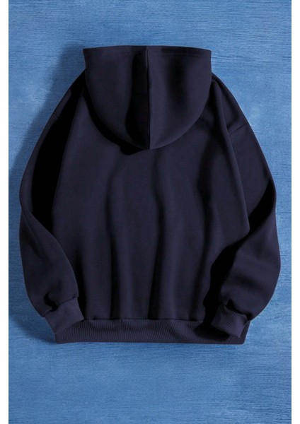 Uygun Tarz Papatya Kelebek Baskılı Oversize Sweatshirt fiyatları
