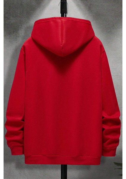Beach Baskılı Oversize Sweatshirt