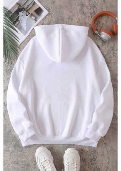 Uygun Tarz California Baskılı Oversize Sweatshirt fiyatları