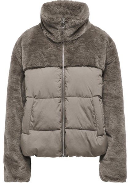 Onlwanja Fur Puffer Mıx Jacket cc Otw A.HAKİ15292945 fiyatları