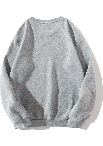 Uygun Tarz Manhattan Baskılı Oversize Sweatshirt fiyatları