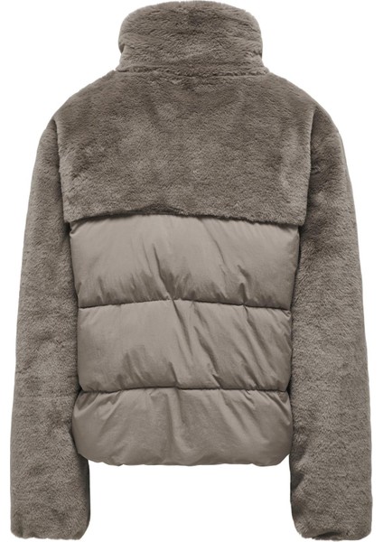 Onlwanja Fur Puffer Mıx Jacket cc Otw A.HAKİ15292945 modelleri