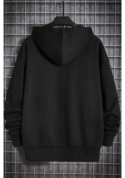 Whatever Baskılı Oversize Sweatshirt