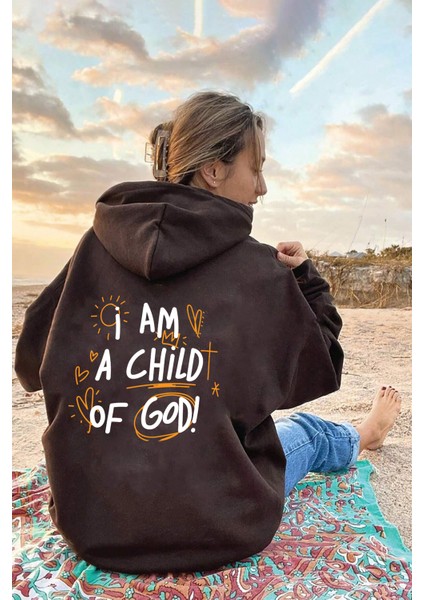 Uygun Tarz Sırt Baskılı Oversize Sweatshirt