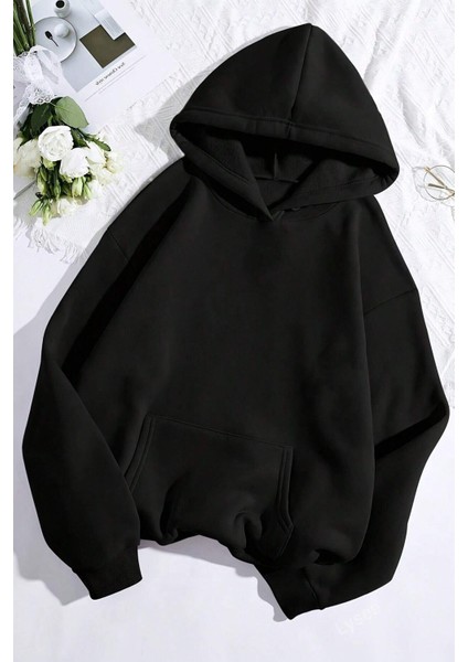 Ocean Beach Baskılı Oversize Sweatshirt