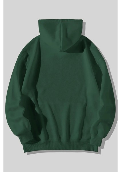 Uygun Tarz The Happiest Baskılı Oversize Sweatshirt fiyatları