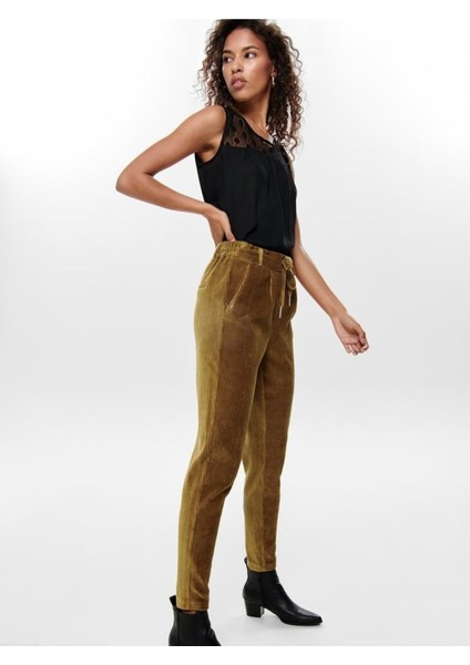 Kadın Lastikli Bel Regular Fit Pantolon - 15191641 modelleri