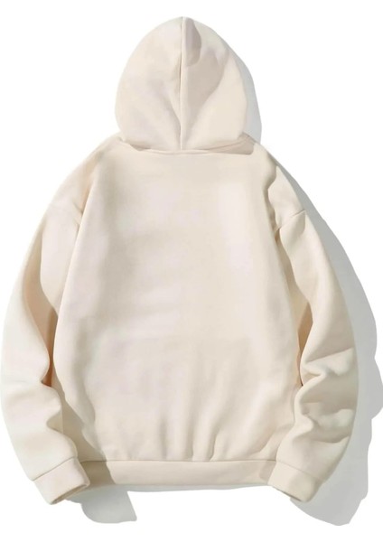 Uygun Tarz The Happiest Baskılı Oversize Sweatshirt fiyatları