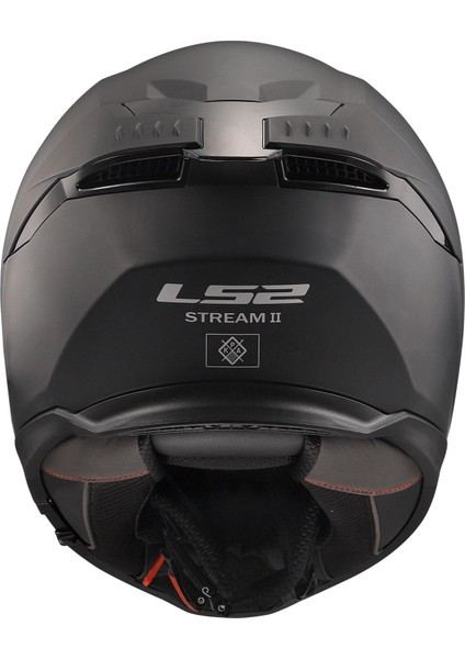 Stream 2 Mat Siyah Kapalı Kask modelleri