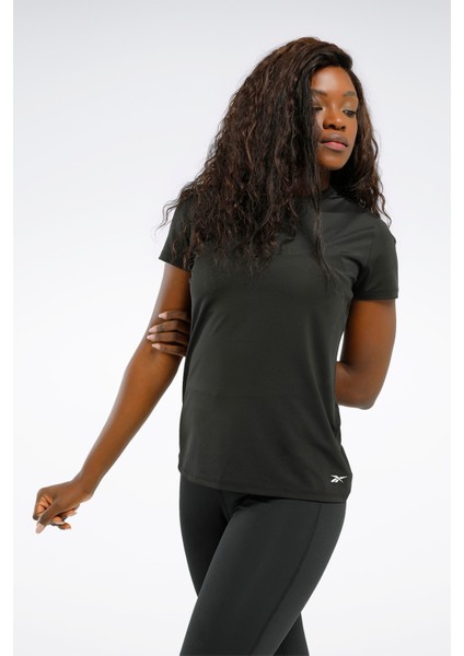 Wor Speedwick Tee Siyah Kadın Kısa Kol T-Shirt