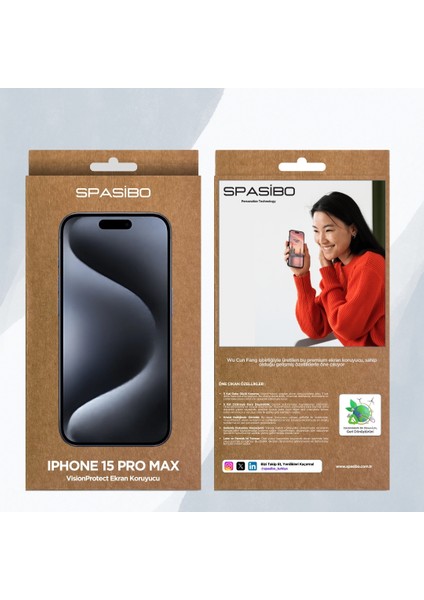 iPhone 15 Pro Max Visionprotect Ekran Koruyucu