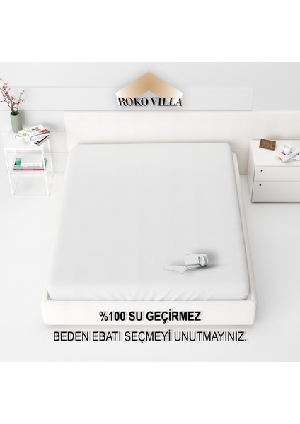 Yatak Alez - Fitted ve %100 Sıvı Geçirmez Özellikleri ile Üst Düzey Koruma