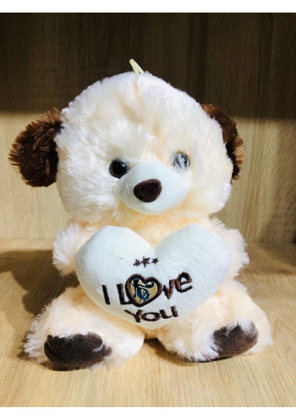 Peluş Köpek Seni Seviyorum Yazılı I Love You