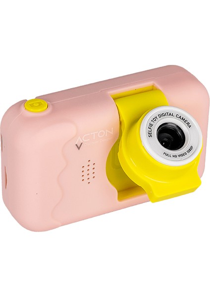 Full Hd Dijital Çocuk Fotoğraf Makinesi Pembe fırsatları