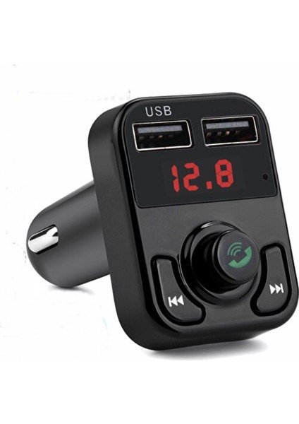 G9 Pd Şarj Özellikli Dijital Göstergeli Bluetooth Fm Transmitter Siyah